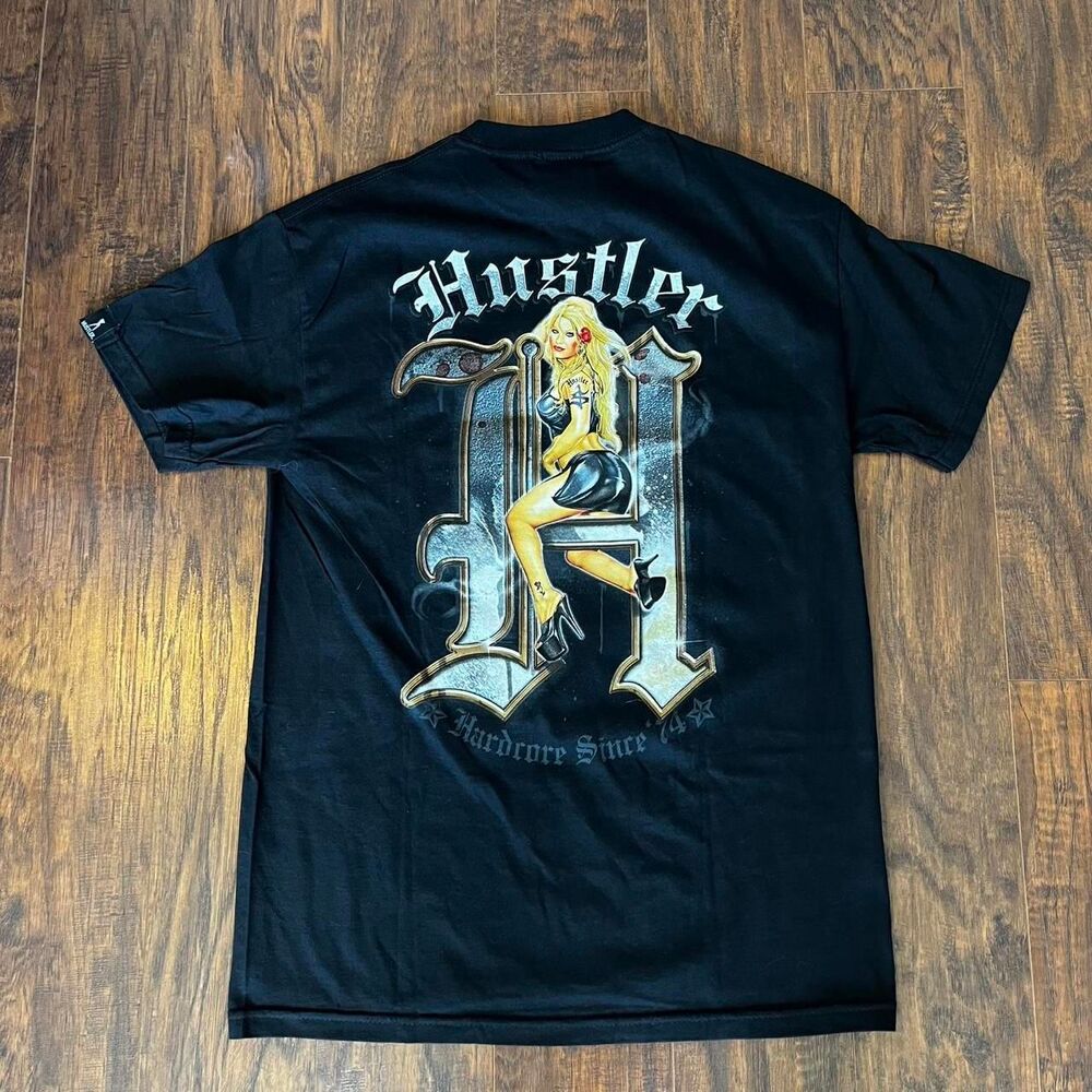 Hustler-apparel Men's Black T-shirt